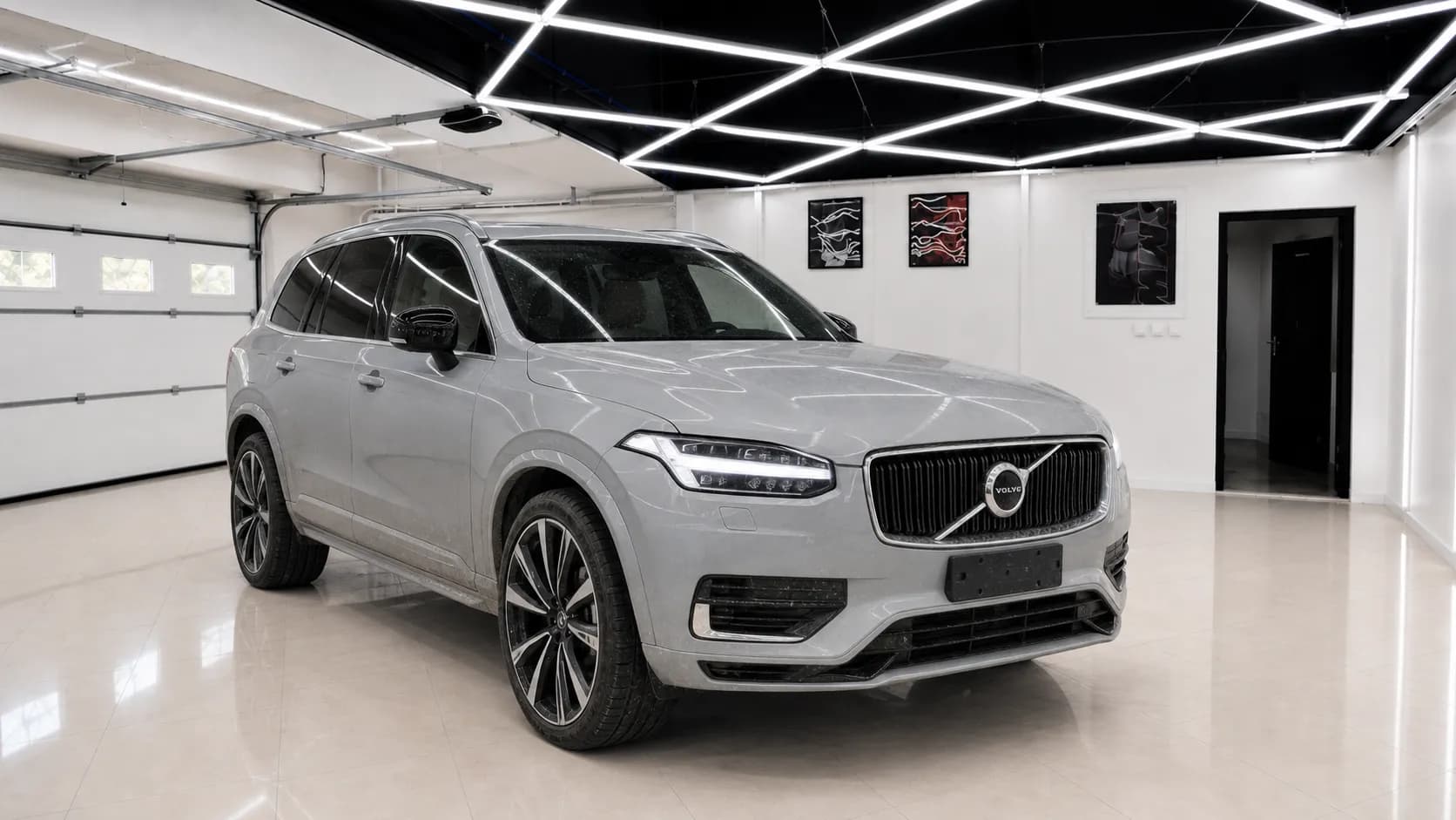 До: Volvo XC90 после керамической защиты кузова
